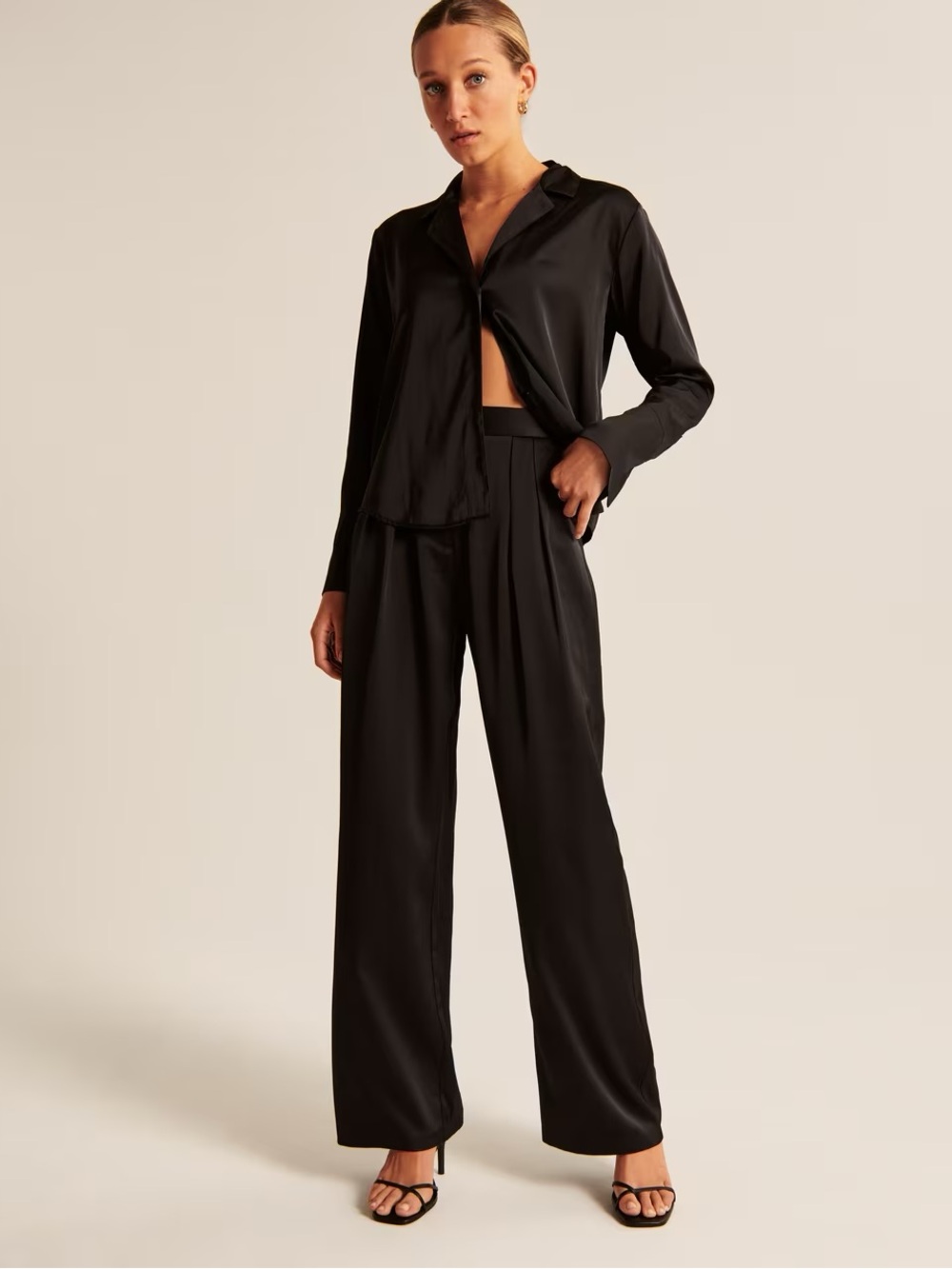Abercrombie Tailored Sarin Wide Leg Pants